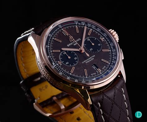 breitling premier b01 gold|breitling premier b01 review.